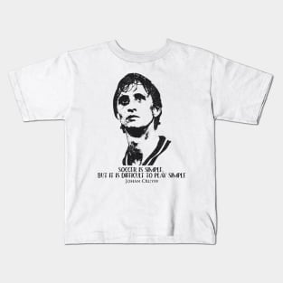 Johan Cruyff Quotes Kids T-Shirt